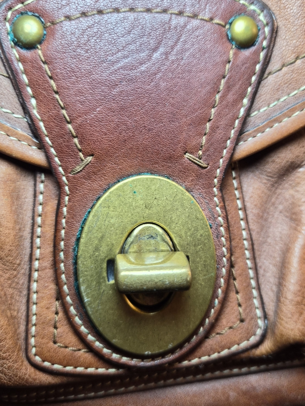 Authentic COACH Legacy Mandy Satchel 65th Anniversary Whiskey Leather #10331 - Picture 2 of 13